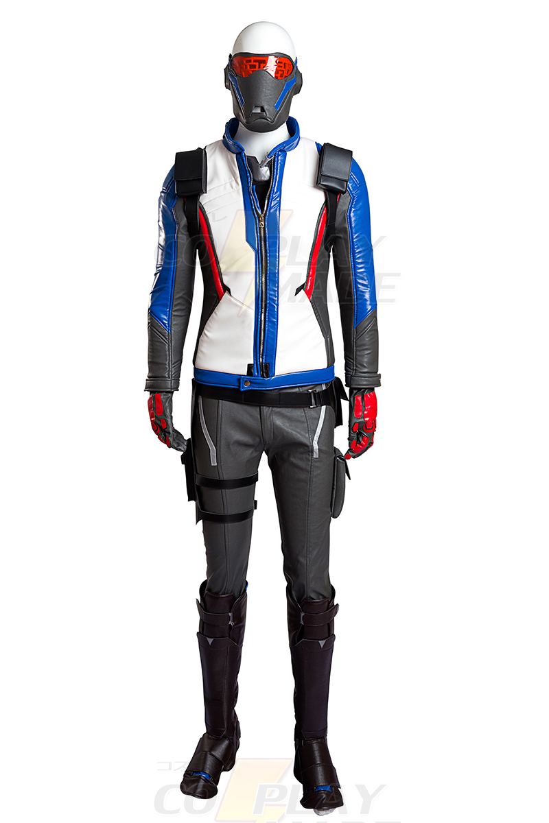 Overwatch Soldier 76 Cosplay Costumes (Jacke + pants) [PTCM004]