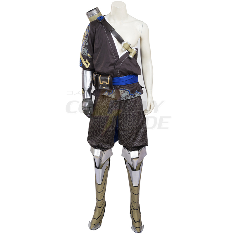 Game Overwatch Hanzo Cosplay Costumes Coat + Pants