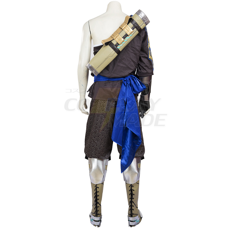 Game Overwatch Hanzo Cosplay Costumes Coat + Pants [PTCM008]