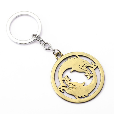 Overwatch LOGO Metal Keychain Key Ring Pendant Factory Store