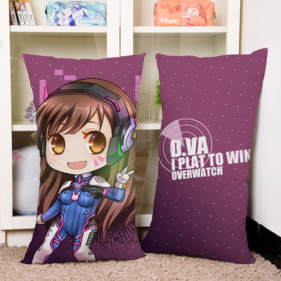 Ow Overwatch Cartoon Version Cushion Cover Dakimakura Hold Pillow