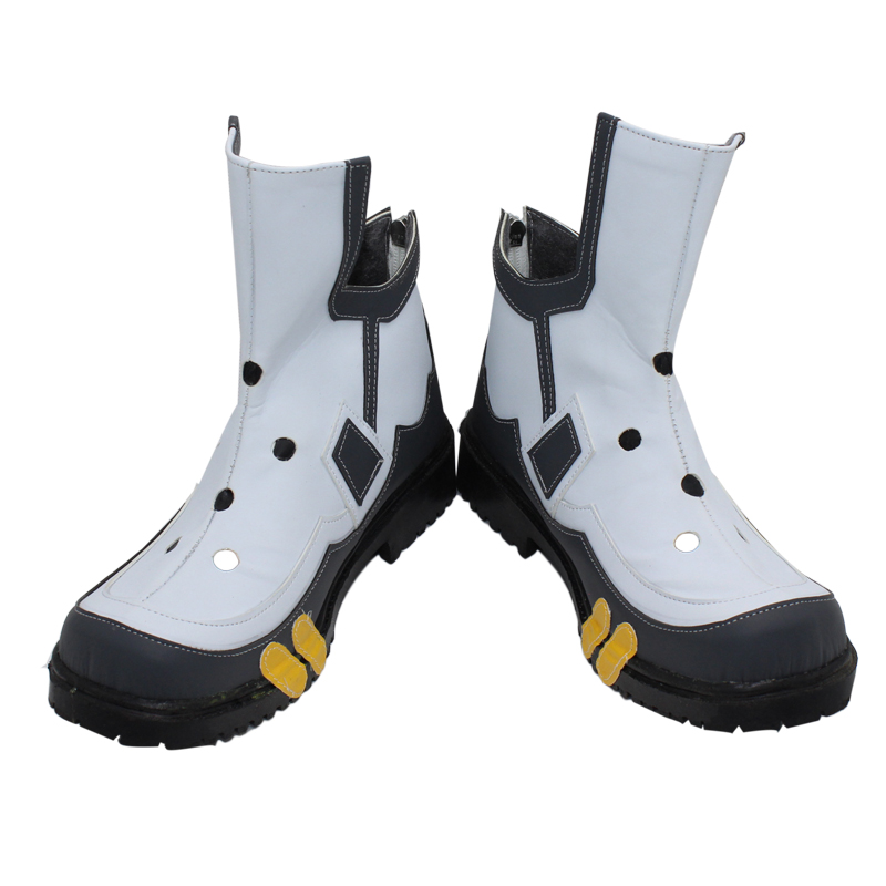Overwatch OW Tracer Cosplay White Boots Unisex Shoes