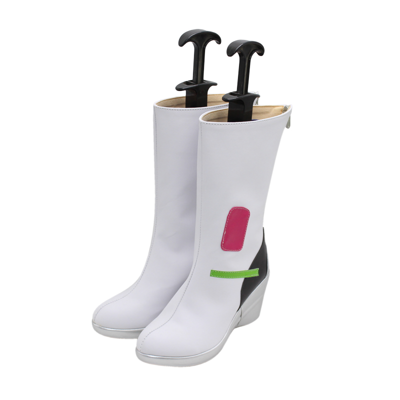 Overwatch OW D.Va Cosplay White Boots Shoes