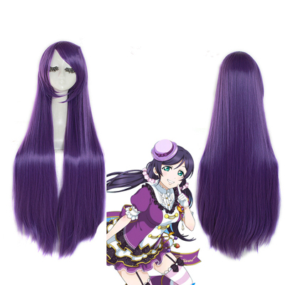 Love Live!Nozomi Tojo Halloween Purple Cosplay Wig