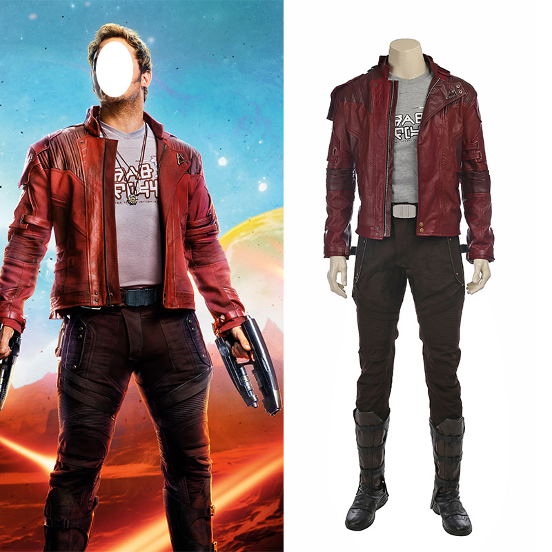 Guardians of the Galaxy 2 Star Lord Cosplay Costumes Full Set