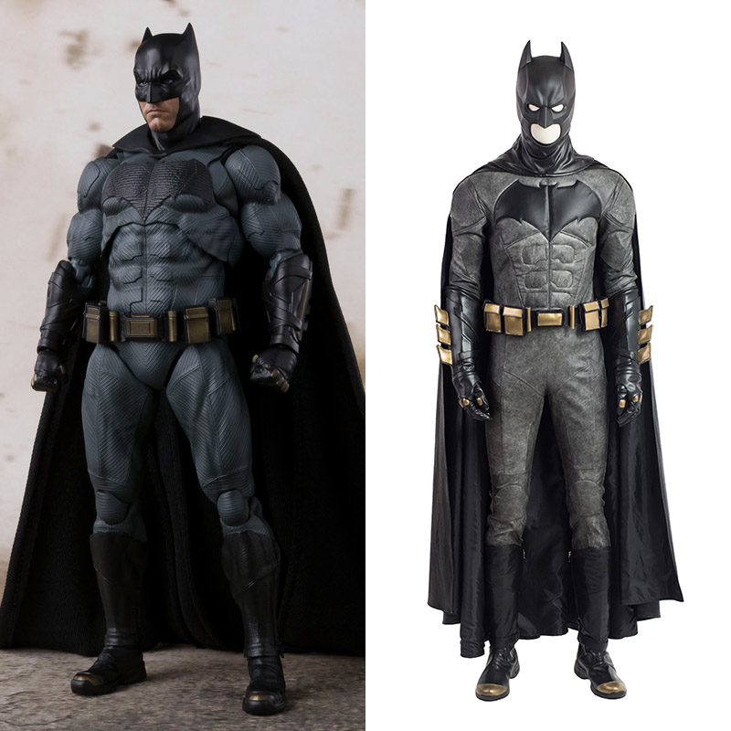 Az Igazság Ligája Batman Cosplay Jelmez Teljes Készlet Karnevál