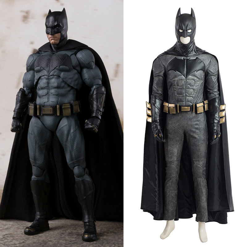 Justice League Batman Cosplay Costume Black