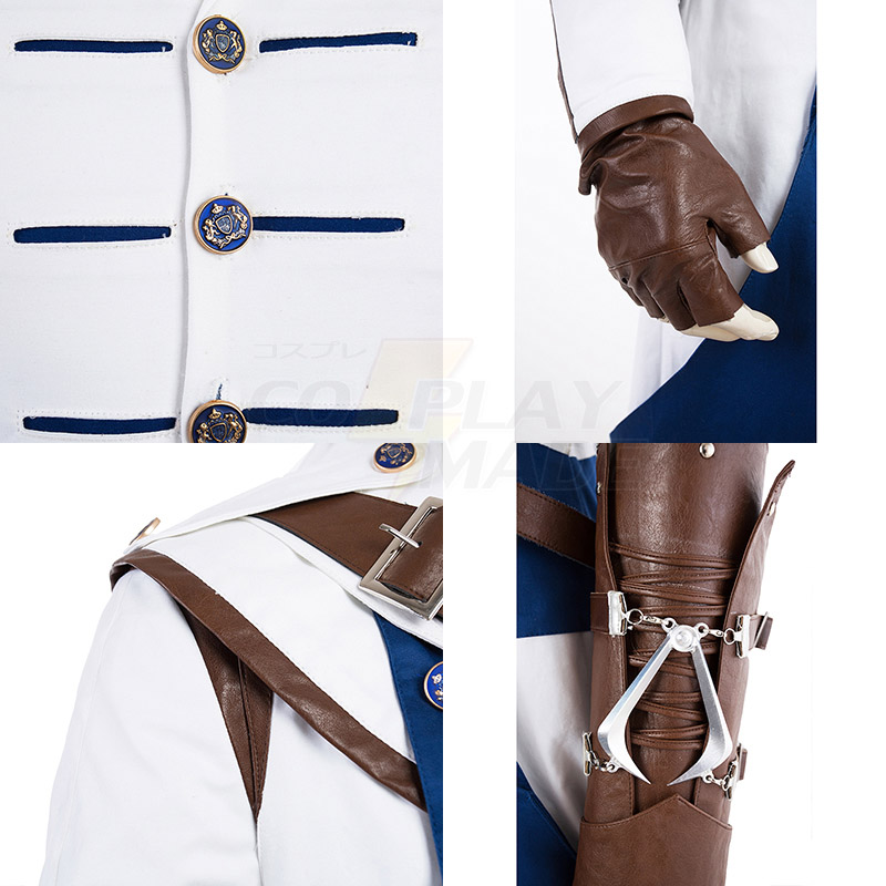 Assassin\'s Creed III Kenway Connor Cosplay Costumes Full Set