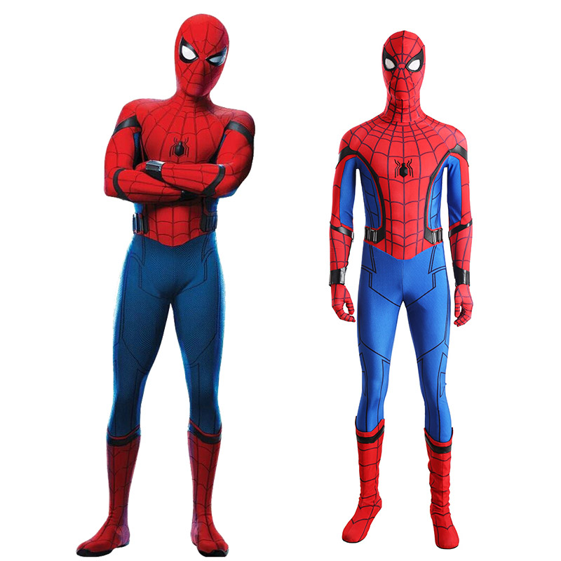 Spider-Man:Homecoming Spider Man Cosplay Costumes Full Set