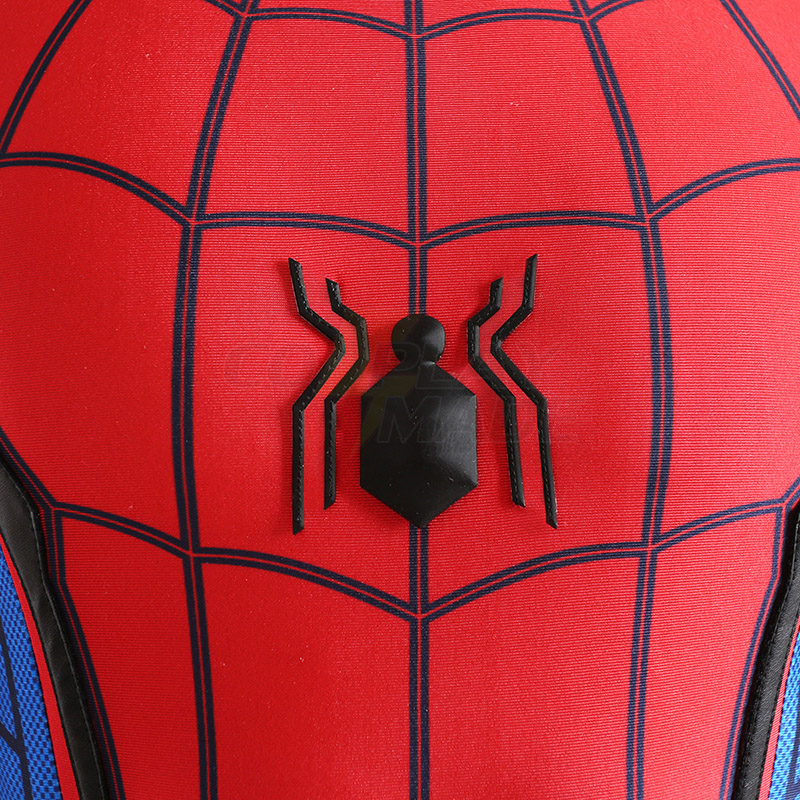 Spider-Man:Homecoming Spider Man Cosplay asut Koko setti Naamiaisasut