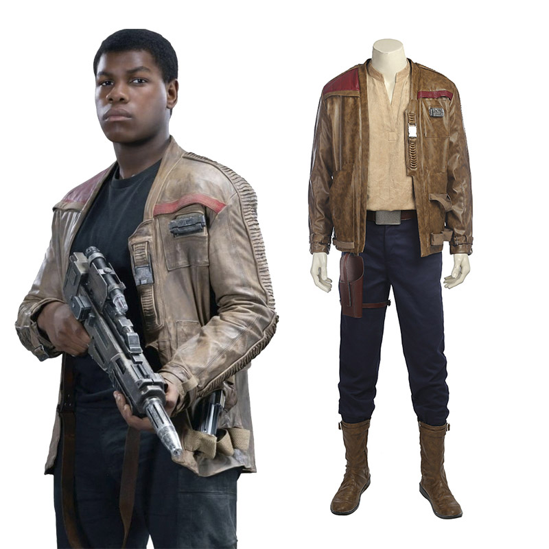 Star Wars 8: The Last Jedi Finn Cosplay Costumes Full Set