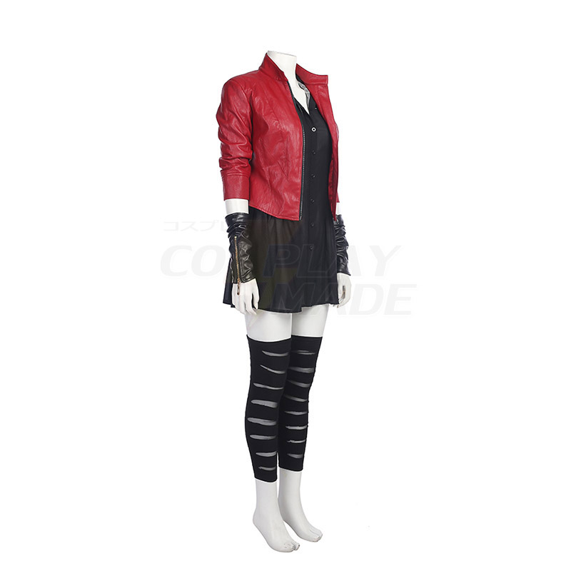 Marvel DC Comics Scarlet Witch Cosplay Costumes Full Set