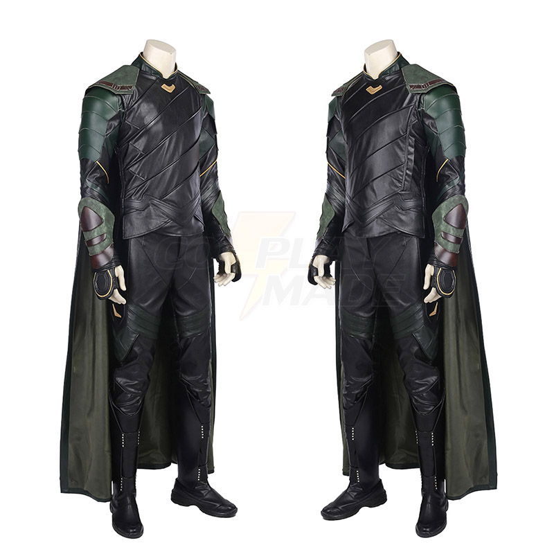 Marvel DC Comics Thor: Ragnarok Loki Laufeyson Cosplay Costumes Full Set
