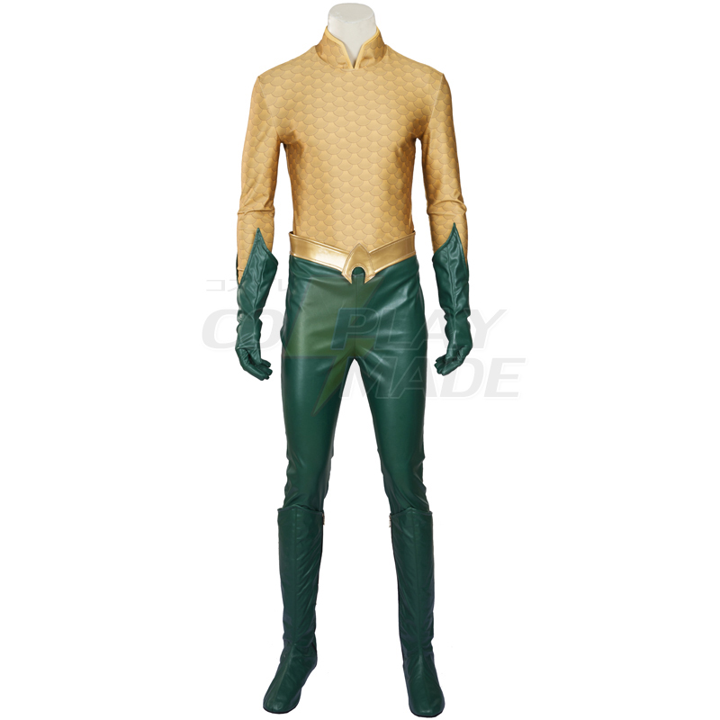 Aquaman Cosplay Halloween Karneval Kläder Zentai Suit En Full Uppsättning Sverige