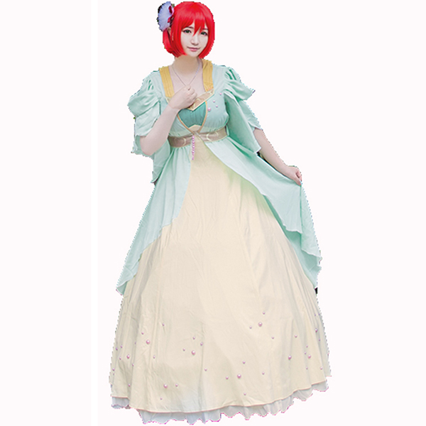 Akagami No Shirayukihime Shirayuki Dress Princess Cosplay Costume