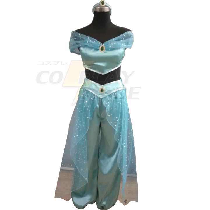 Aladdin Professional Jasmine cosplay Kostuums Princess Voor volwassenen