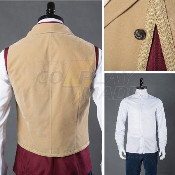 Manteau Cosplay Arno Dorian (Assassin's Creed Unity) - Trench En Denim Bleu Avec Capuche Amovible - Costume Inspiré Du Jeu Vidéo