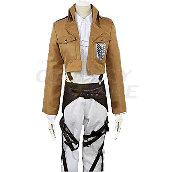 Disfraces Attack On Titan Levi Ackerman the Recon Corps Cosplay