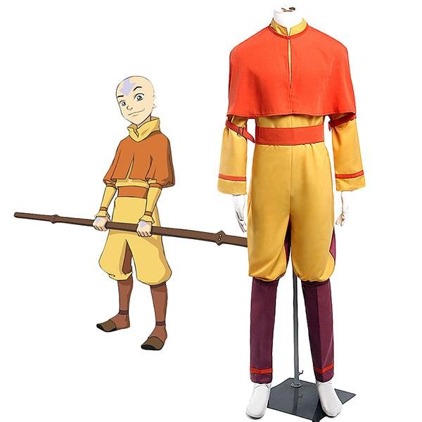 Avatar: The Last Airbender Avatar Aang Cosplay Kostuum