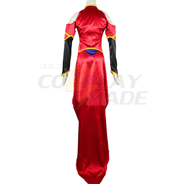 Blazblue Litchi Faye-Ling Cosplay Kostuum Speciaal Gemaakt