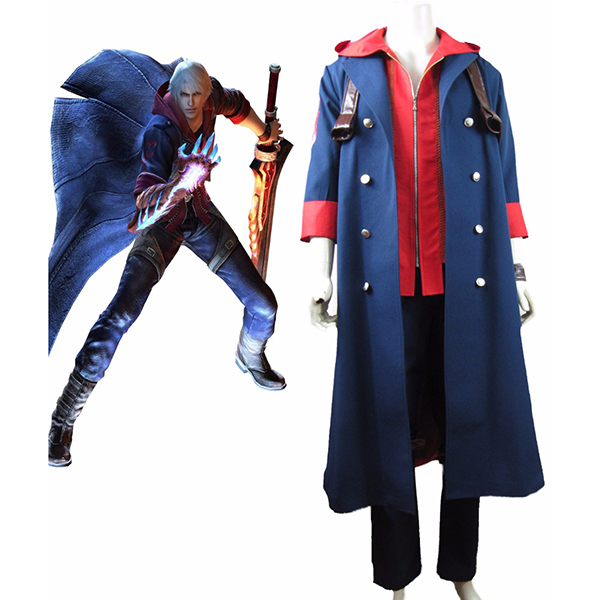 Devil May Cry 4 Nero Cosplay Costume Tailor Made Any Size
