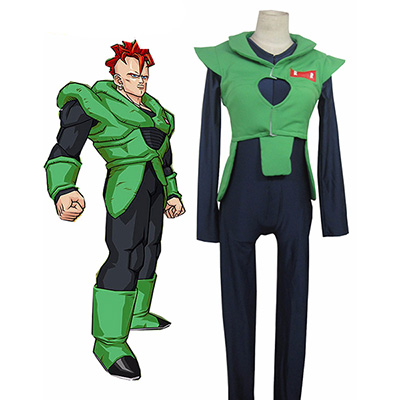 Dragonball Z Android No.16 Cosplay Costume Costum Made