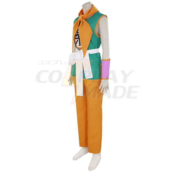 Dragon Ball Yamcha Cosplay Kostuum Speciaal Gemaakt