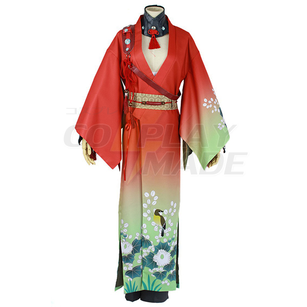 DMMD Dramatical Murder Koujaku Cosplay Costume Red Kimono Anime Clothes