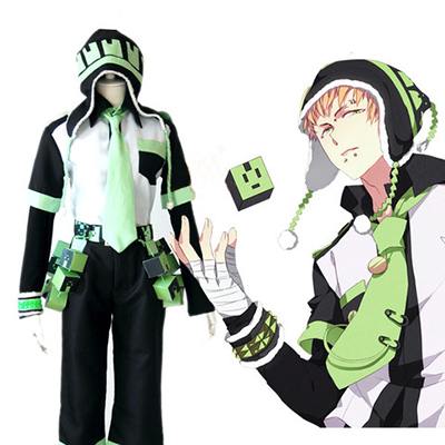 Dramatical Murder DMMD Noiz Cosplay Puku Anime Vaatteet Asut