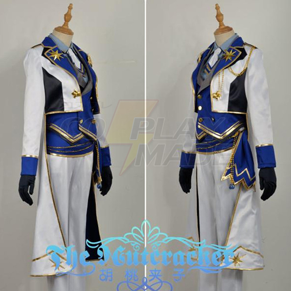 Disfraces Ensemble Stars Suou Tsukasa Cosplay Azul Escenario Vestido