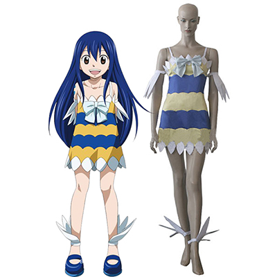 Fairy Tail Dragon Slayers Wendy Marvell Girl Kleider Faschingskostüme Cosplay Kostüme