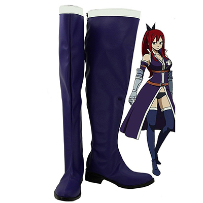 Fairy Tail Erza Scarlet Faschings Cosplay Stiefel Nach Maß Schuhe