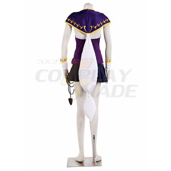 Fairy Tail Lucy Cosplay Kostuum Purple Handgemaakt Elke Grootte