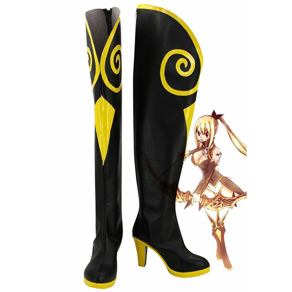 Fairy Tail Lucy Cosplay Sagittarius Boots Custom Made Shoes