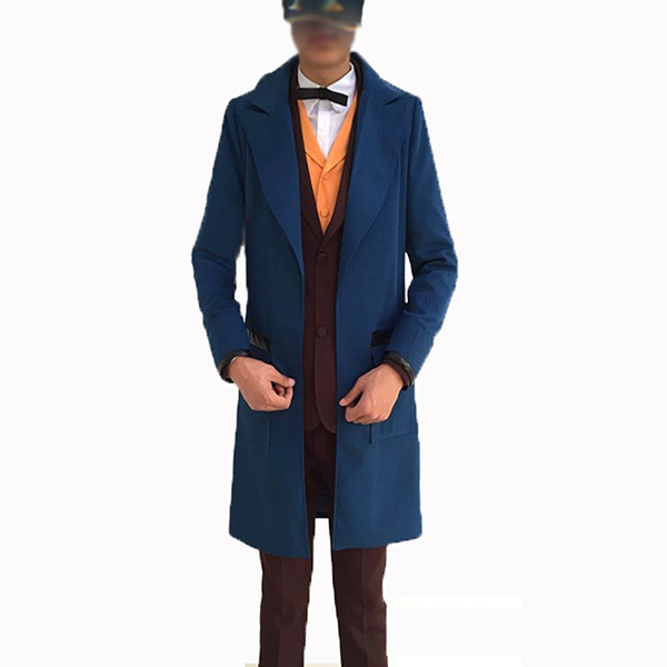 Fantastic Beasts and Where to Find Them Eddie Newt Scamander Cosplay Costume