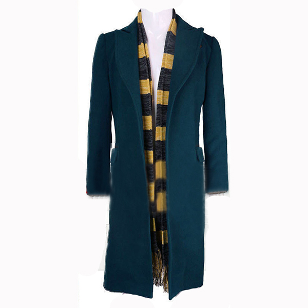 Costumi Fantastic Beasts and Where to Find Them Newt Scamande Trench Cosplay