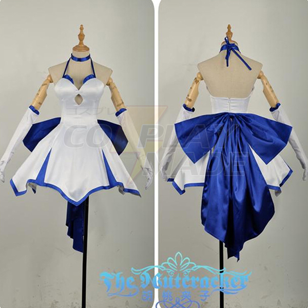 Fate Zero Saber Dress Cosplay Costume Stage Performence Clothes