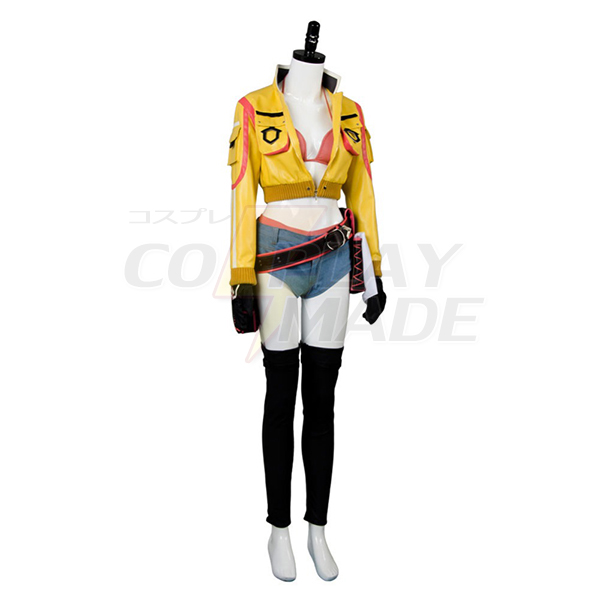Final Fantasy FF15 Cindy Aurum Gas Jacket Cosplay Costume Uniform