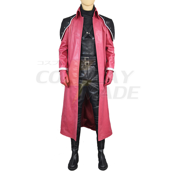 Final Fantasy VII Genesis Rhapsodos Red Cosplay Costume