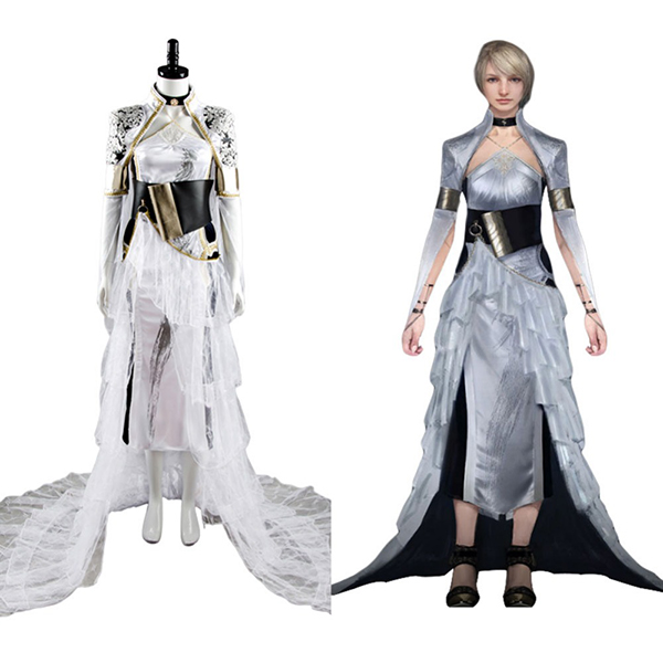 Disfraces Final Fantasy XV Lunafreya Nox Fleuret Kingsglaive Vestido Cosplay