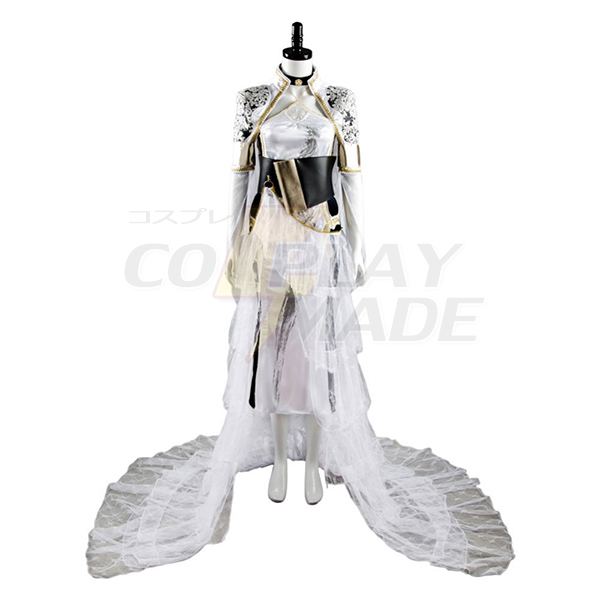 Final Fantasy XV Lunafreya Nox Fleuret Kingsglaive Jurk Cosplay Kostuum
