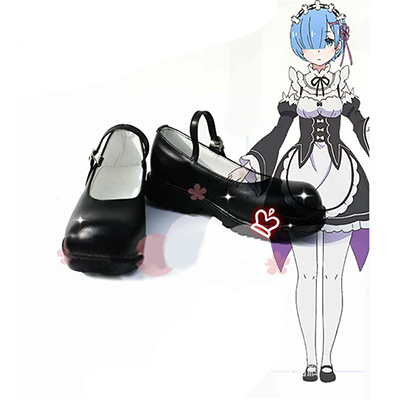 Re: Life In A Different World From Zero Ram Rem Cosplay Shoes Boots