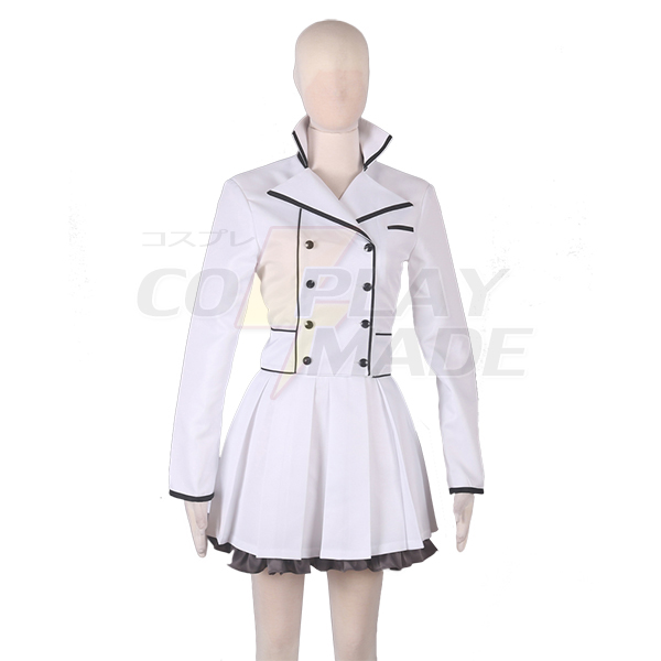 RWBY Season 2 White Weiss Schnee Lolita Dress Cosplay Costume