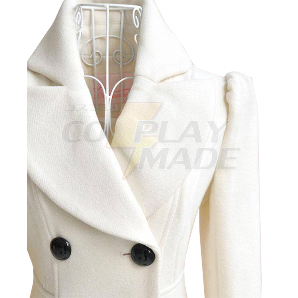 RWBY Weiss Schnee Cosplay Costume Female White Coat