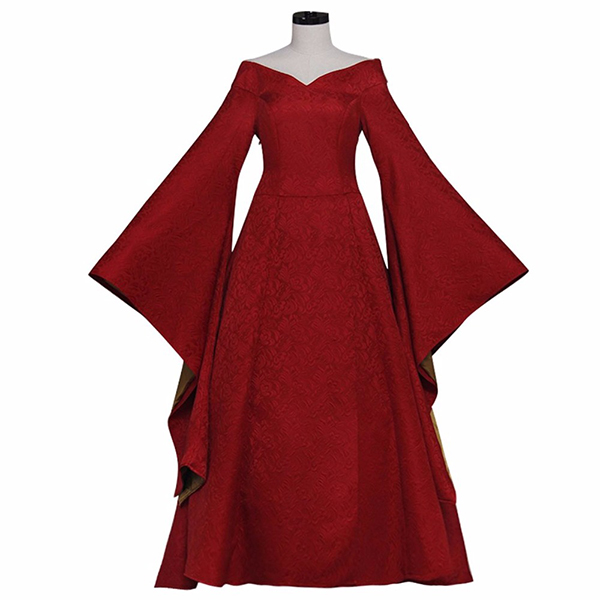 Game of Thrones Cersei Lannister Cosplay Costume Red Dress