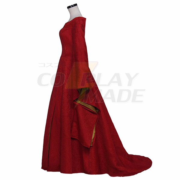 Game of Thrones Cersei Lannister Cosplay Costume Red Dress