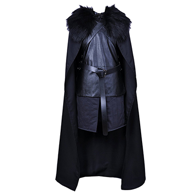 Costumi Gioco of Thrones Jon Snow Knights Watch Cosplay Carnevale