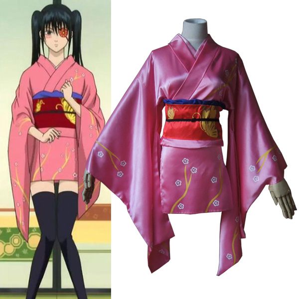 Disfraces Gintama Kyuubei Yagyuu Kimono Cosplay Halloween