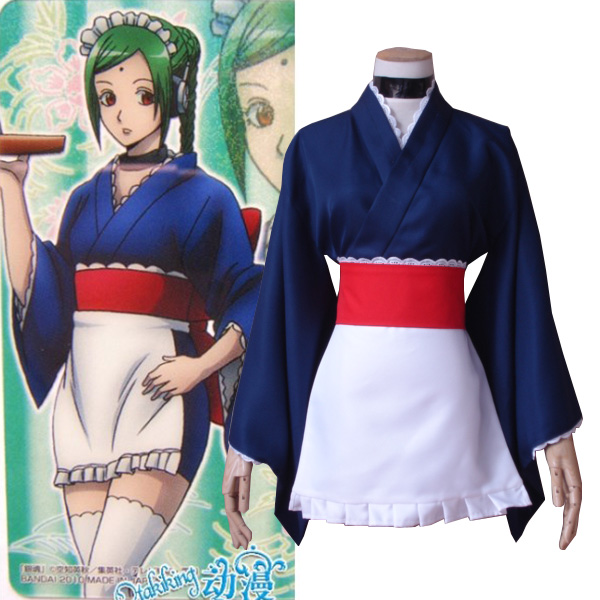 Costumi Gintama Tama Kimono Maid Vestito Cosplay