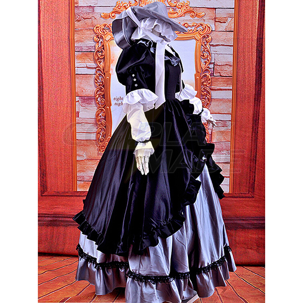Gosick Victorique De Blois Black Dress Cosplay Costume
